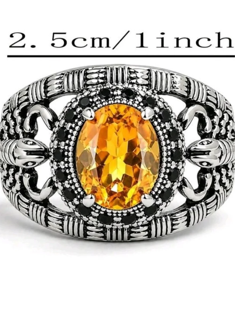 Men's Vintage Gothic Scorpion Ring Symbolizes Power and Protection Sizes 10 & 11